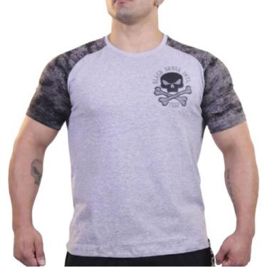 Imagem de Tshirt bones skul cinza - black skull - clothing (m), M, CINZA