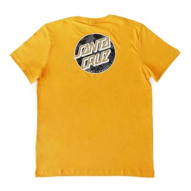 Imagem de Camiseta Santa Cruz Wash Dot - Amarelo-Masculino