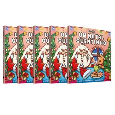 Imagem de Kit 5 livros: um natal quentinho - o livro de colorir fofo e aconchega