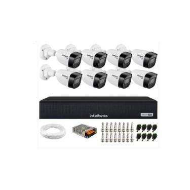Imagem de Kit 8 Câmeras Intelbras VHD 1130 B HD 720p com Lente 2.8mm Visão Notur