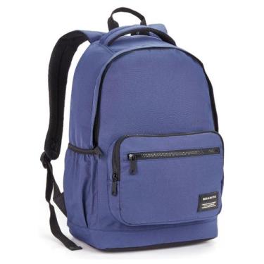 Imagem de Mochila De Costas 18" Masculina Juvenil Escolar Casual - Seanite, Azul