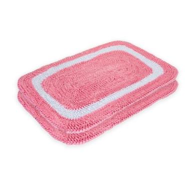 Imagem de 02 Tapetes Frufru Malha Gel Para Decoração 60cmx40cm Lindíssimos! - Dr