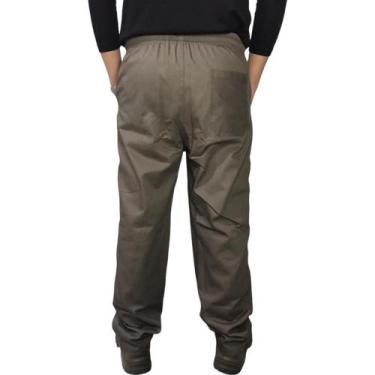 Imagem de Calça para trabalho reforçada brim pesado 100% algodão - ajf uniformes