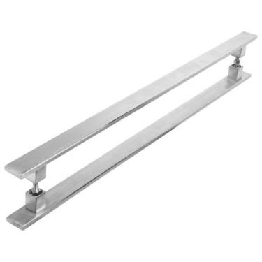 Imagem de Puxador Para Porta Pivotante Inox Escovado 80cm UN.Master - Unidas