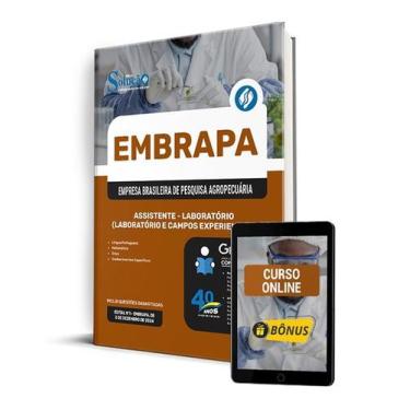 Imagem de Apostila EMBRAPA 2024 - Assistente - Laboratório (Laboratório e Campos