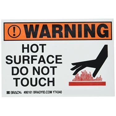 Imagem de Brady 86161 Etiqueta de máquina/equipamento, 8 cm de altura