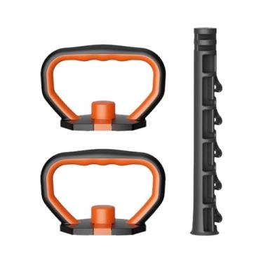 Imagem de UGPLM Alças de Kettlebell Alças de Peso com Barra de Kettlebell Equipamento de Treinamento Exercício Ajustável Antiderrapante Kettle Bell Grips