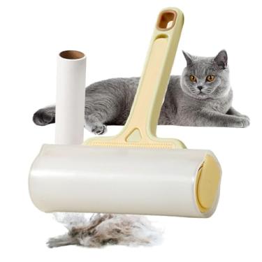 Imagem de Removedor de fiapos portátil, escova de remoção de cabelo, Removedor de pelos pegajoso portátil, removedor de fiapos de cabelo multifuncional, adequado para carpete, cama, sofá, sobretudo