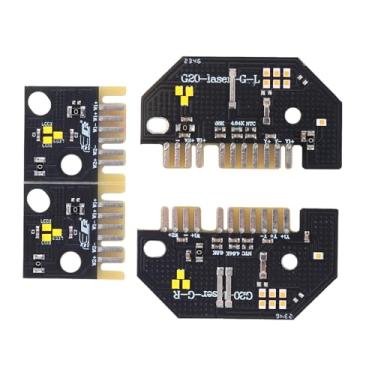 Imagem de Conjunto de 4 módulos de LED Angel Eye amarelo DRL para BMW G20 G21 320I 330i M340i 2019-2022 Placas de LED luz de circulação diurna adaptável farol amarelo 1420000423 63118496133 8496133 9011000423