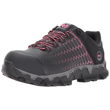 Imagem de Timberland PRO Women's Powertrain Sport Alloy Safety Toe Shoe,Black Raptek With Pink,7 W US