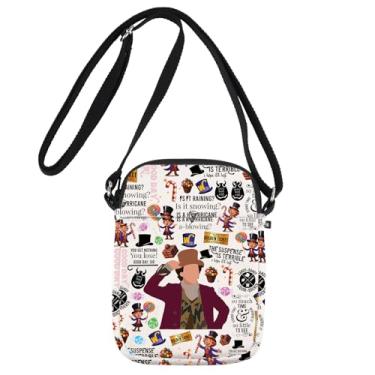 Imagem de JNIAP Willy Inspirada Bolsa tiracolo Willy Fans Gifts Wonka Bolsa de Ombro Chocolate Fábrica Presentes, You Lose Cb