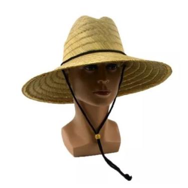 Imagem de Chapéu de Aba Larga em Bambu  Ventilado e Leve para o Verão - Fabiane 