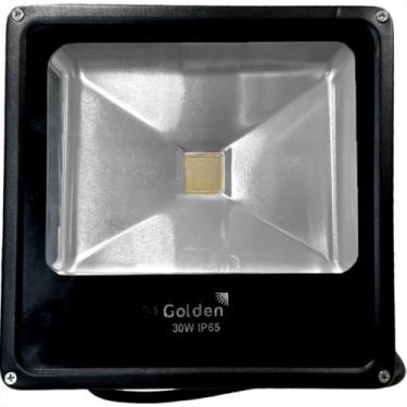 Imagem de Refletor De Led Golden Fit Preto 30W. 2700K Verde - PAULISTA BUSINESS