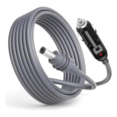 Imagem de ATHENIX Cabo Fonte Carregador Veicular 12v/24v Para Starlink Mini Com 5 Metros de Comprimento, Acendedor Isqueiro Carro Dc Alimentação, Starlink Trailer, Van, Onibus, Caminhão, Ligar Antena