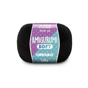 Imagem de Fio Amigurumi Soft Círculo (Preto 8990)