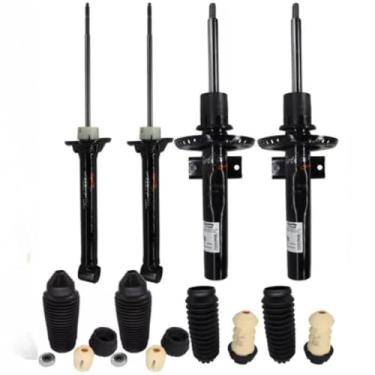 Imagem de KIT 4 AMORTECEDORES DIANTEIRO TRASEIRO KITS BATENTE COIFA COXIM ROLAMENTO GOL VOYAGE G5 G6 G7