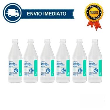 Imagem de Soro Fisiológico 500ml Sorimax kit com 6 unidades - Farmax