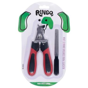 Imagem de Alicate Cortador de Unha Pet 15,5Cm C/Lixa Ringo Pet 0023