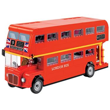 Imagem de Ônibus de Londres Blocos para Montar com 435 Peças, COBI Blocos de Montar, Vermelho