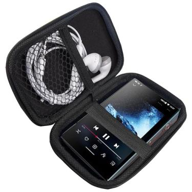 Imagem de Compatível com capa FiiO JM21, capa rígida Lamshaw para viagem e armazenamento, compatível com JadeAudio JM21, compatível com leitor FiiO JM21 de 4,7 polegadas (preto)