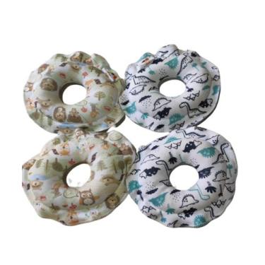 Imagem de 2 Pares Rosquinhas Proteção Seios - Tecido Algodão Orgânico - Ateliê P