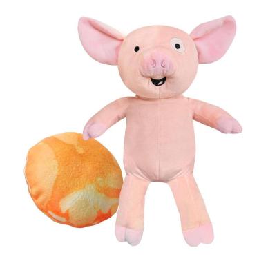 Imagem de Brinquedo de pelúcia Dê a um porco uma panqueca, 2 peças para estudantes e crianças