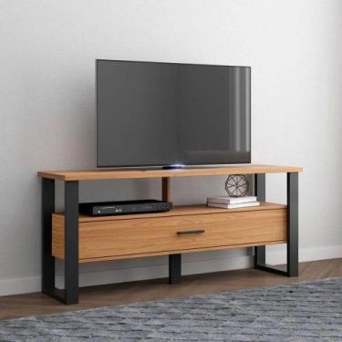 Imagem de Rack para TV até 55 Polegadas 140cm 100% MDF 2 Gavetas Pradel - Pradel