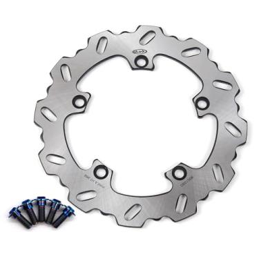 Imagem de Rotor de disco de freio traseiro com parafusos de montagem para Yamaha XT700Z TENERE RALLY EDITION/WORLD RAID ABS 2019-2022, FZ09 2014-2022, MT09 2014-2021, MT-09 SP ABS 2020-2022