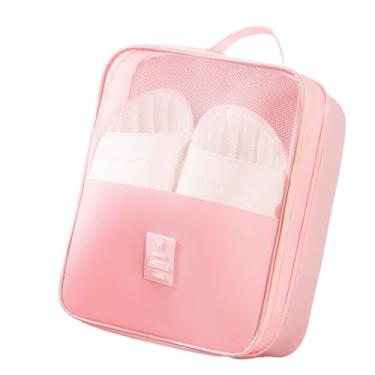 Imagem de Bolsa Porta Sapato Necessaire Organizadora Portátil Bagagem Viagem Calçados Tênis Toalha Praia Esportes Alça De Mão Resistente Dupla Camada - ZAFIN