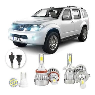 Imagem de Lampadas Led Nissan Pathfinder 2009 A 2010 H11 H4 20000lm - V10, Branc