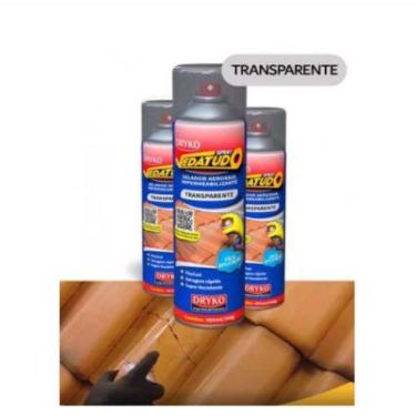 Imagem de Borracha líquida impermeabilizante spray Dryko Vedação Transparente 10
