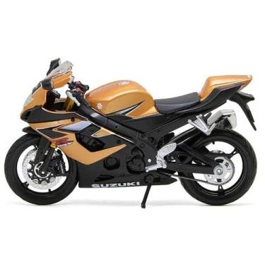 Imagem de Miniatura Moto Suzuki GSX- R1000 dourada Maisto 1/12, Dourado