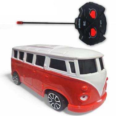 Imagem de Carrinho De Controle Remoto Perua Kombi Clássico da Estrada - Polibrin