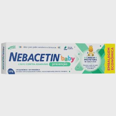 Imagem de Creme preventivo contra assaduras nebacetin baby 120G