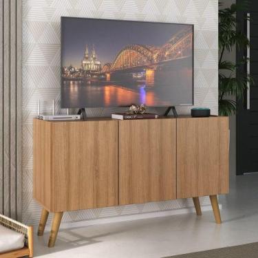 Imagem de Rack Retrô para TV até 32 Polegadas com 3 Portas Multimóveis MP1067, R