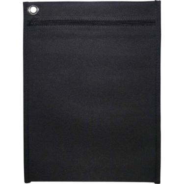 Imagem de Pasta Malote Nylon 25X35Cm Preta Vertical - Reflex Pct/03