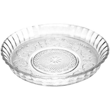 Imagem de Prato para Bolo de Vidro Lyor Redondo - Angel 30cm