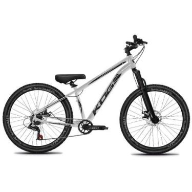 Imagem de Bicicleta Aro 29 KOG 1X7 Tipo Freeride Viking Hupi Gios, Prata, Adesiv
