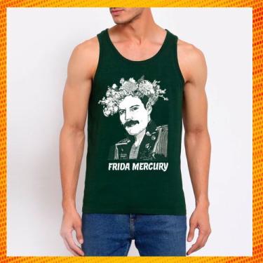Imagem de camiseta regata Freddie Mercury Frida, exclusiva, masculina, feminina,