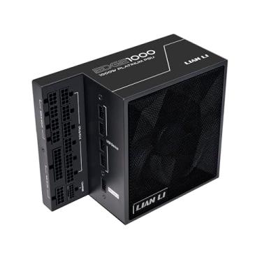 Imagem de Lian Li Série Edge - Fonte de alimentação modular completa de 1000 W - 80 Plus Platinum-ATX 3.0, 3.1-PCIE 5.1-Design em forma de L para caixa de câmara dupla - Ventilador FDB de 120 mm - Suporta até 4