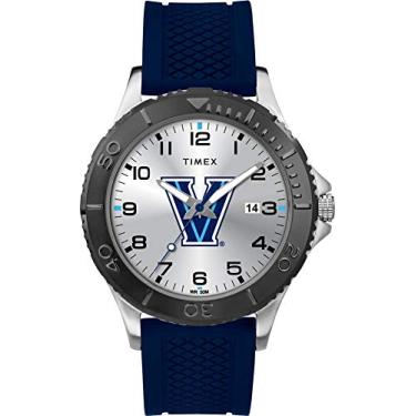 Imagem de Timex Tribute Relógio masculino Gamer 42 mm Quartzo com pulseira de silicone, Villanova Wildcats, Relógio de quartzo
