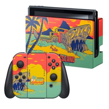 Imagem de Razer Fortnite Console Skin: Switch (2017) - Full Wrap - Premium 3M Cast Vinyl - Scratch Protection - Unique Designs & Finishes - Easy Application - Shark Island