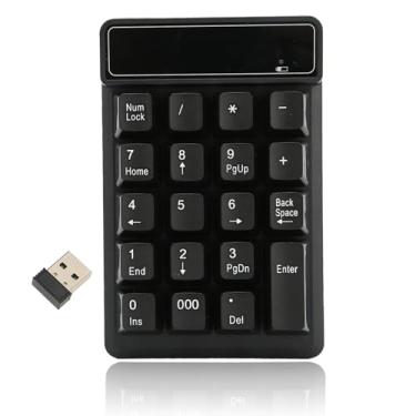 Imagem de Teclado numérico 2,4 GHz, teclado numérico numérico, teclado numérico de contabilidade financeira portátil de 19 teclas (distância de 10 metros)