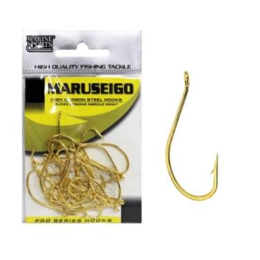 Imagem de Anzol Marine Sports Maruseigo Gold Dourado N16 C/50