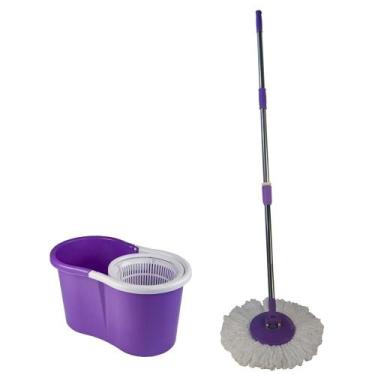 Imagem de Mop de Limpeza com Balde N214938-7 Roxo - Pero