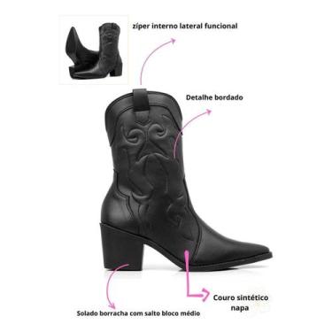 Imagem de Bota Texana Feminina Country Rodeio - Marchi Store, 35