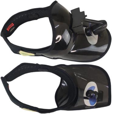 Imagem de Viseira Ventilador Chapeu Sol Helice Verao Calor Praia