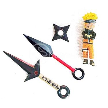 Imagem de Kit Boneco Action Figure Anime Uzumaki Naruto + ....