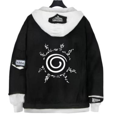 Imagem de Jaqueta jeans SANMU Naruto Ninja com padrão digital de algodão