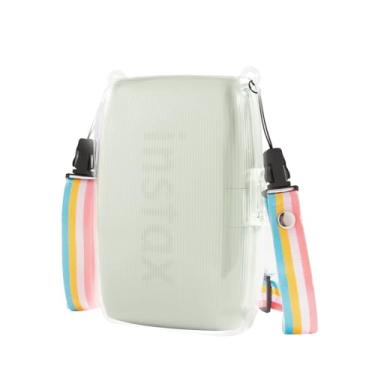 Imagem de MUZIRI KINOKOO Capa Transparente Compatível Com Impressora Fujifilm Instax Mini Link 3, Acessórios De Proteção Para Smartphone Em Pvc Rígido Alça Ombro Ajustável -